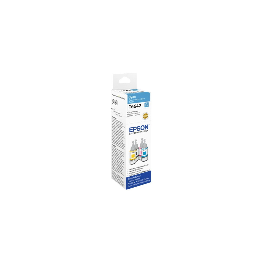 Produktbild för Epson T6642 - cyan - original - påfyllnadsbläck