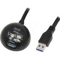 Produktbild för LogiLink - USB-förlängningskabel - USB typ A till USB typ A - 1.2 m