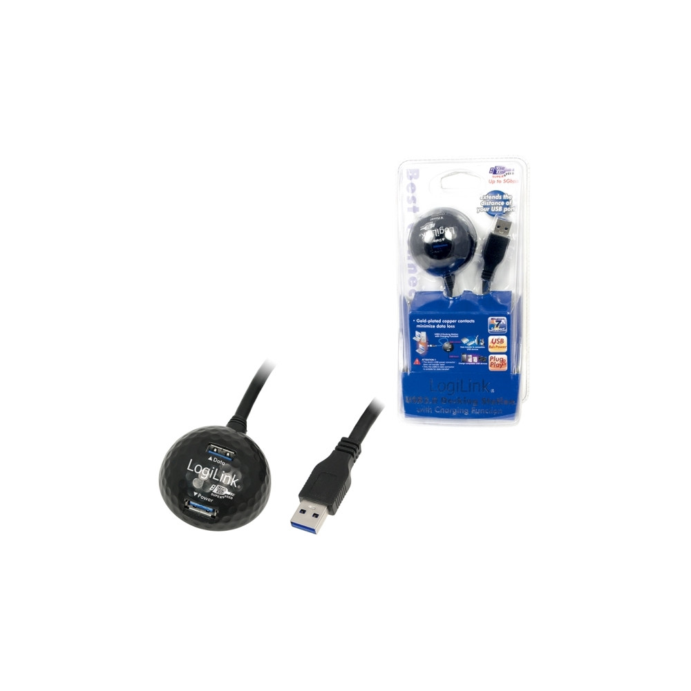 Produktbild för LogiLink - USB-förlängningskabel - USB typ A till USB typ A - 1.2 m