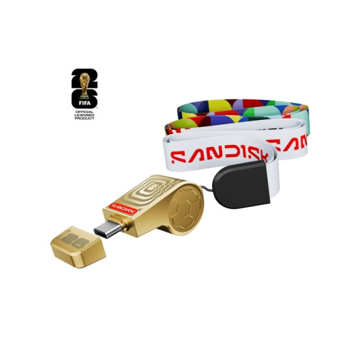 SANDISK SanDisk - FIFA World Cup 2026 (Gold Edition) - USB flash-enhet - 128 GB