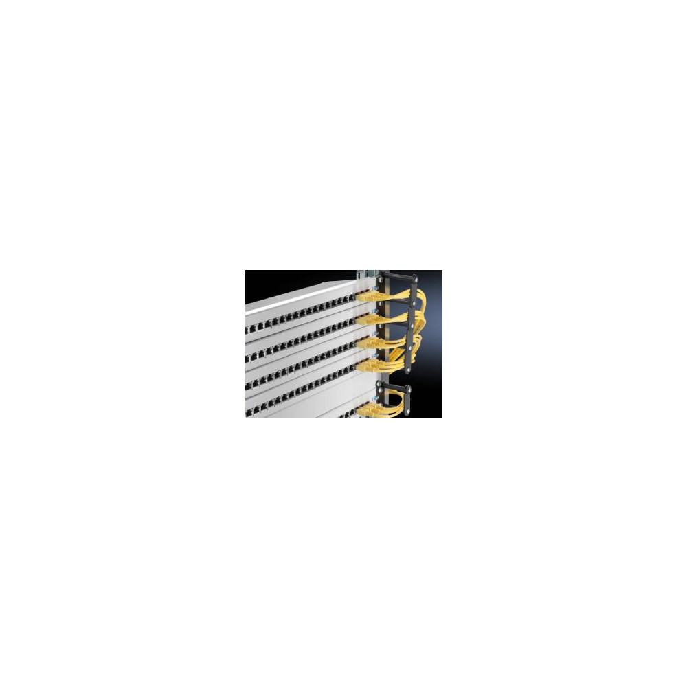 Produktbild för Rittal DK Cable Routing Bar - kabelhållarsats för rack - 1U