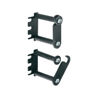 Produktbild för Rittal DK Cable Routing Bar - kabelhållarsats för rack - 1U