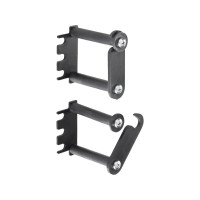 Produktbild för Rittal DK Cable Routing Bar - kabelhållarsats för rack - 1U