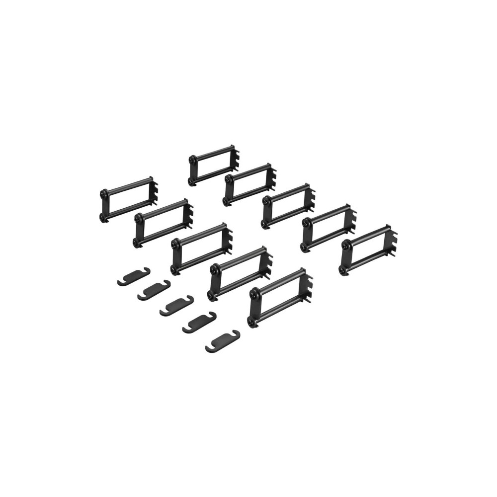 Produktbild för Rittal DK Cable Routing Bar - kabelhållarsats för rack - 1U