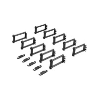 Produktbild för Rittal DK Cable Routing Bar - kabelhållarsats för rack - 1U