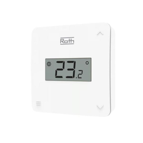 ROTH Roth Touchline® SL rumtermostat, X. Med tryckknapp och displ...