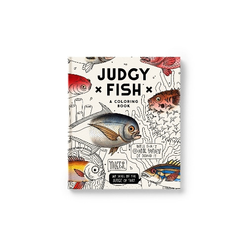 Brass Brass Monkey Judgy Fish Coloring Book