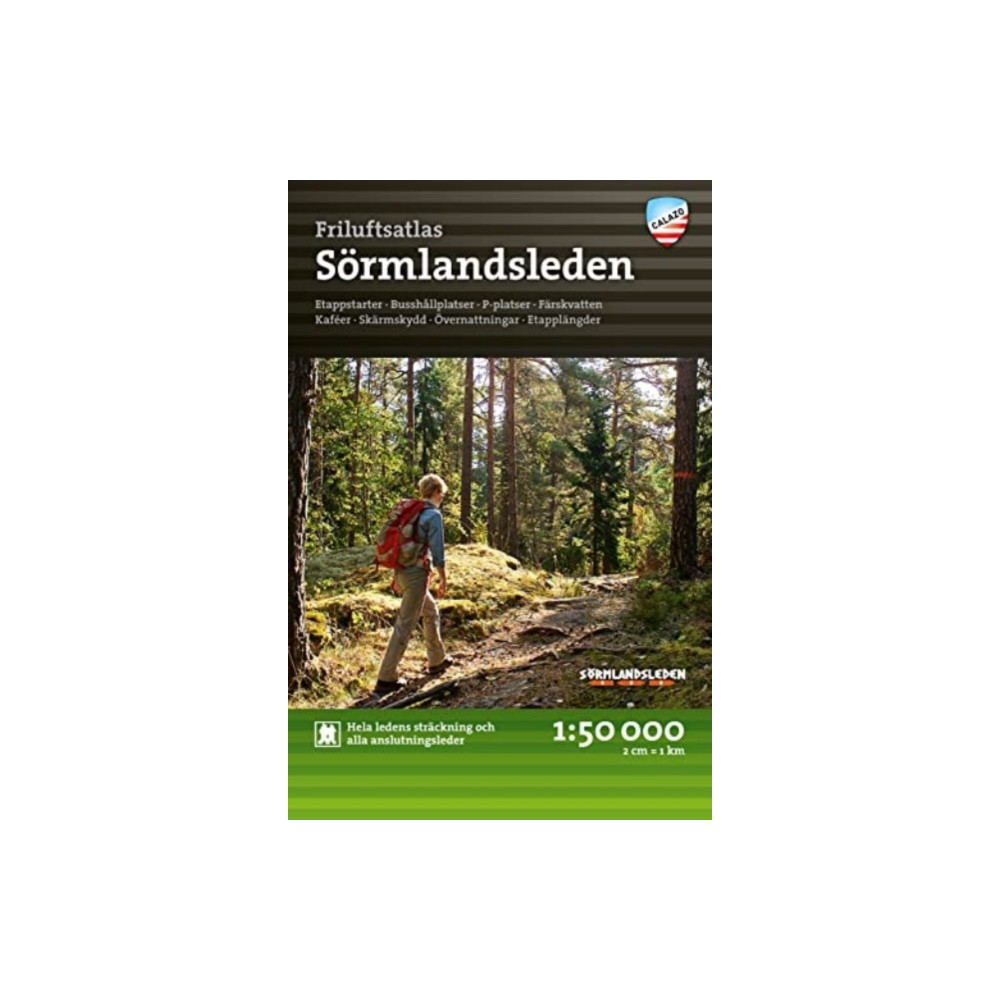 Produktbild för Sormlandsleden - Friluftsatlas (häftad)