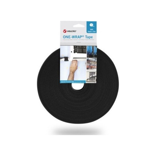 Velcro Kardborreband VELCRO One Wrap o szerokości 10 mm, czarna, 25...
