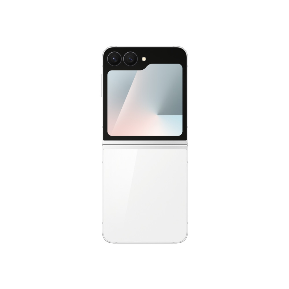 Produktbild för Samsung Galaxy Z Flip7 FE - vit - 5G pekskärmsmobil - 256 GB - GSM