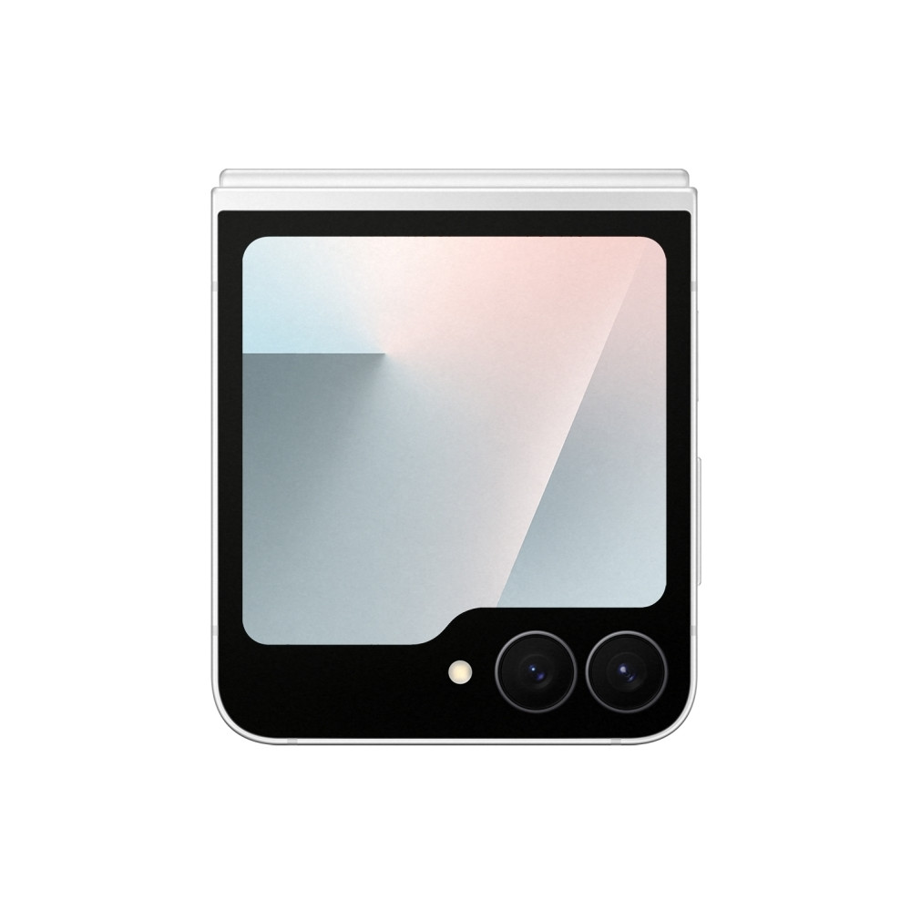 Produktbild för Samsung Galaxy Z Flip7 FE - vit - 5G pekskärmsmobil - 256 GB - GSM