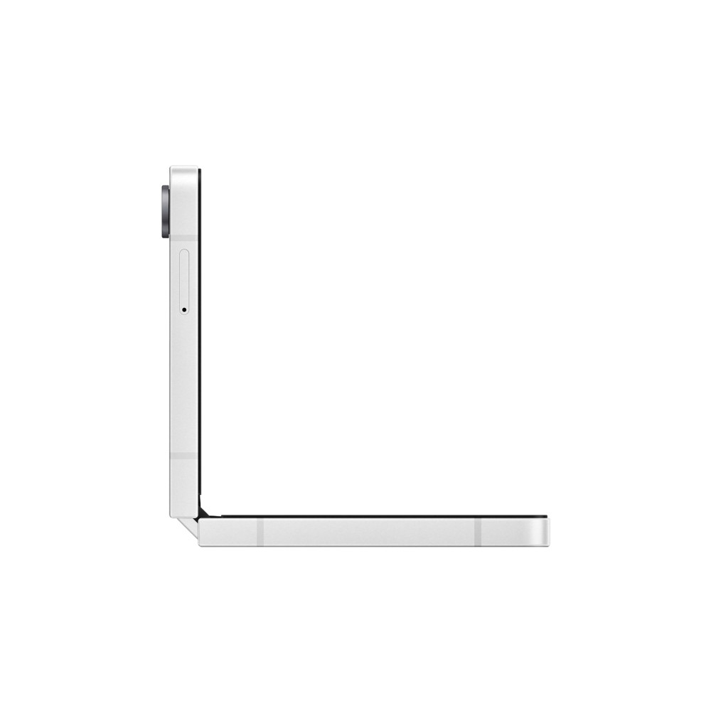 Produktbild för Samsung Galaxy Z Flip7 FE - vit - 5G pekskärmsmobil - 256 GB - GSM