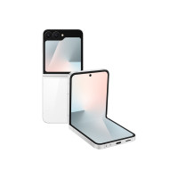 Produktbild för Samsung Galaxy Z Flip7 FE - vit - 5G pekskärmsmobil - 256 GB - GSM