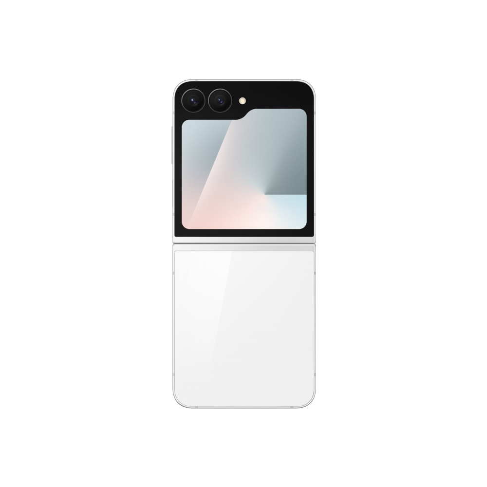 Produktbild för Samsung Galaxy Z Flip7 FE - vit - 5G pekskärmsmobil - 256 GB - GSM