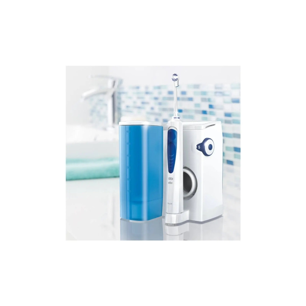 Produktbild för Oral-B Oxyjet roterande vibrerande eltandborste för vuxna me...