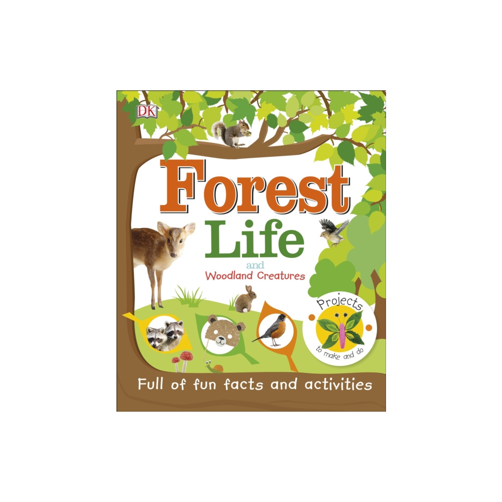 Produktbild för Forest Life and Woodland Creatures (inbunden, eng)