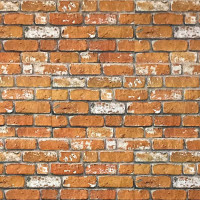Produktbild för Väggpaneler 10 pcs Tegel 100 x 50 cm EPS Skum
