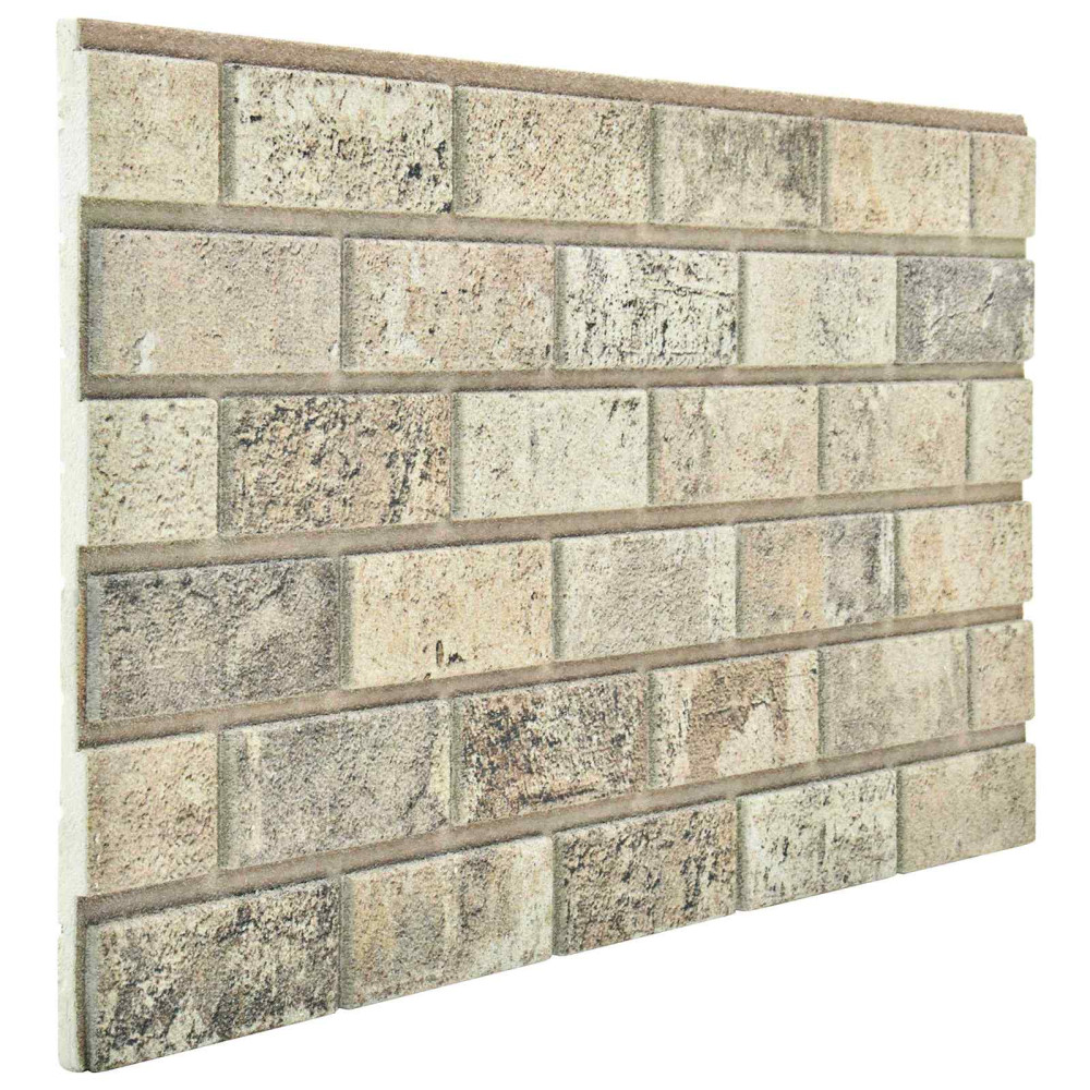 Produktbild för Väggpaneler 10 pcs Sand 100 x 50 cm EPS Skum