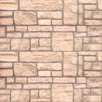 Produktbild för Väggpaneler 10 pcs Beige 100 x 50 cm EPS Skum