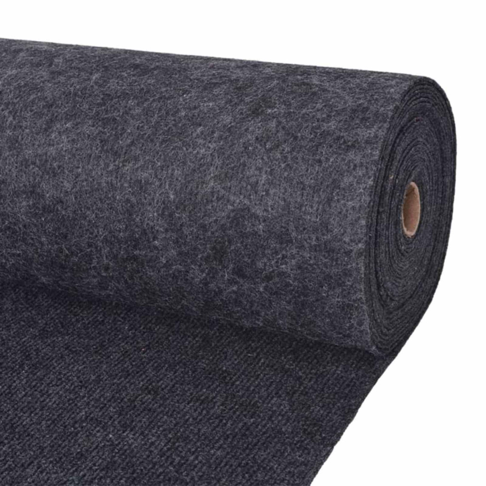 Produktbild för Matta Antracit 1,2 x 10 m Polyester