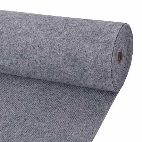 vidaXL Matta Grå 1,2 x 15 m Polyester
