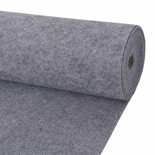 vidaXL Matta Grå 1,2 x 20 m Polyester