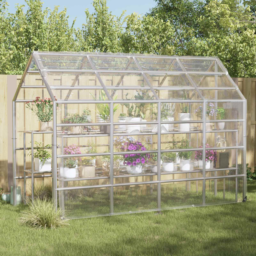 Produktbild för Växtskydd Transparent 5 × 3,5 m PVC