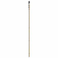 Produktbild för Skjutdörr Naturlig och svart 83 x 232 cm Massiv furu