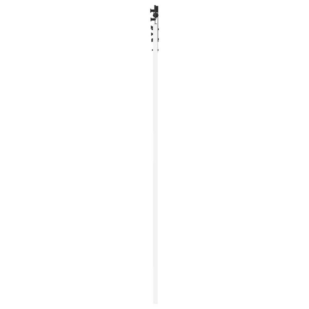 Produktbild för Skjutdörr Vit och svart 83 x 232 cm Massiv furu