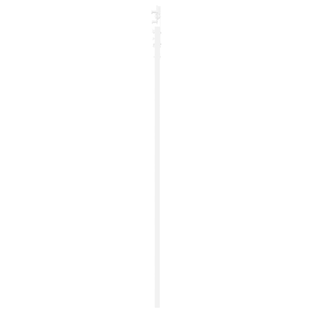 Produktbild för Skjutdörr Vit 83 x 202 cm Massiv furu