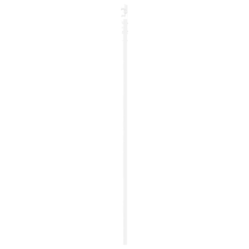 Produktbild för Skjutdörr Vit 83 x 232 cm Massiv furu