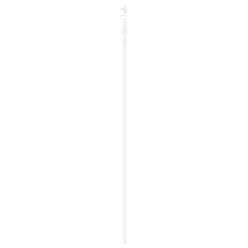 Produktbild för Skjutdörr Vit 83 x 232 cm Massiv furu