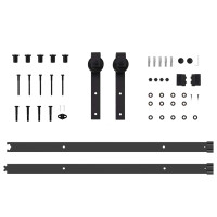 Produktbild för Skjutdörr Naturlig 86 x 198,5 cm Massiv furu