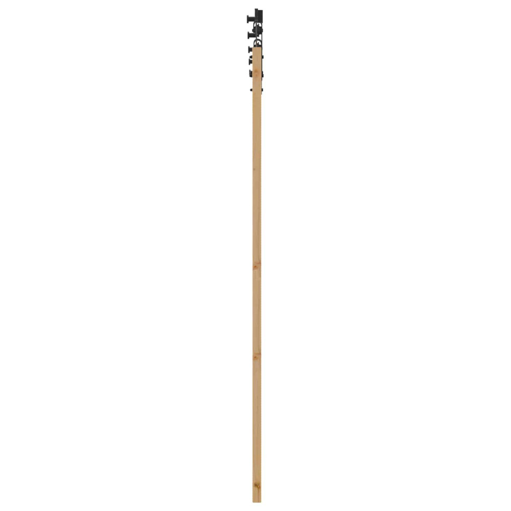 Produktbild för Skjutdörr Naturlig 61 x 198,5 cm Massiv furu