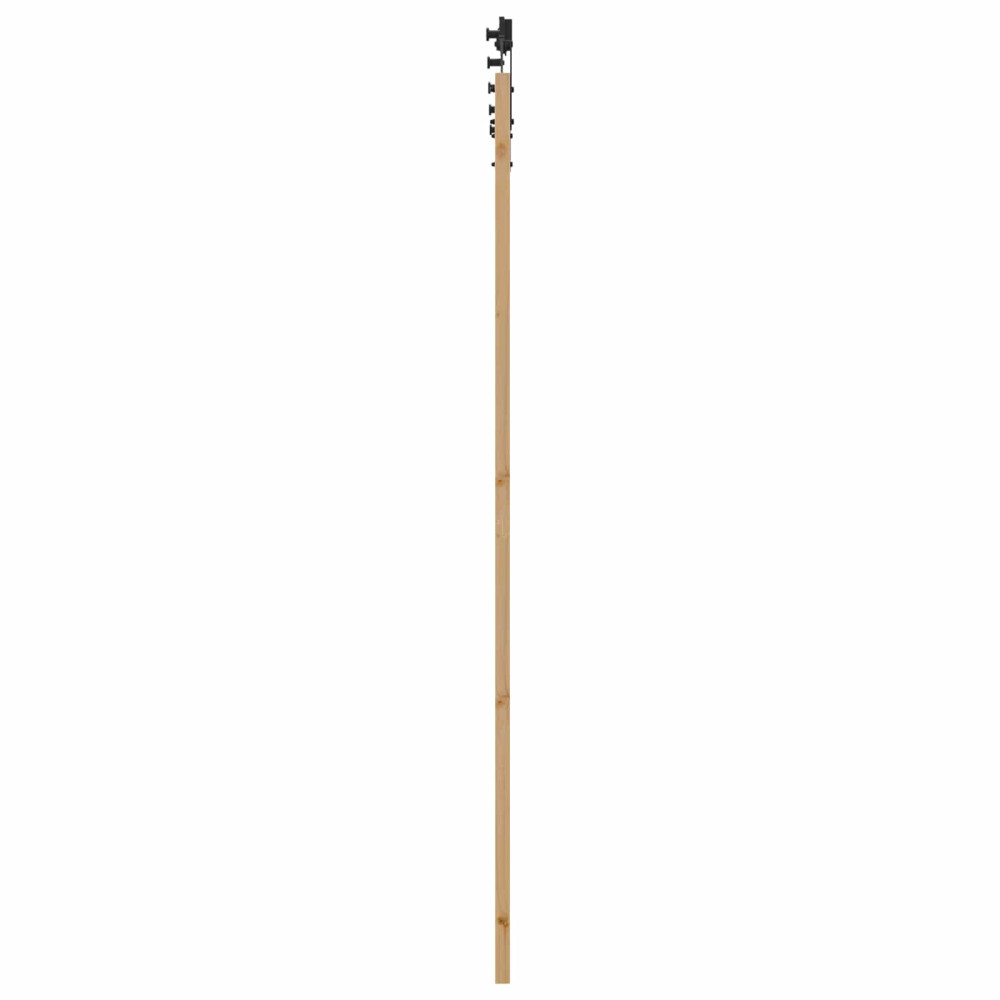 Produktbild för Skjutdörr Naturlig 83 x 232 cm Massiv furu