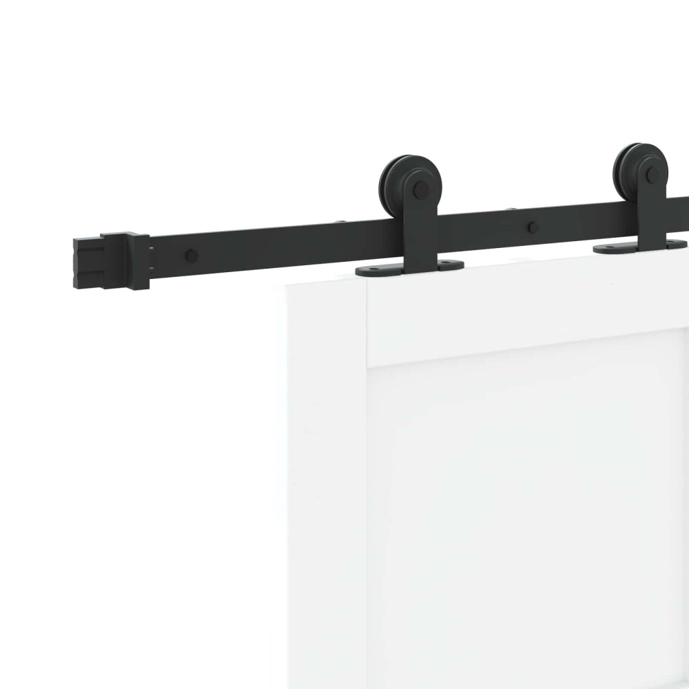 Produktbild för Skjutdörr ORKDAL Vit 83 x 232 cm Massiv furu