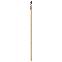 Produktbild för Skjutdörr Naturlig och svart 86 x 198,5 cm Massiv furu