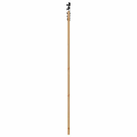 Produktbild för Skjutdörr Naturlig och svart 86 x 211 cm Massiv furu