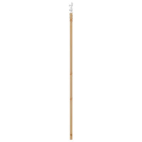 Produktbild för Skjutdörr Naturlig och vit 61 x 198,5 cm Massiv furu