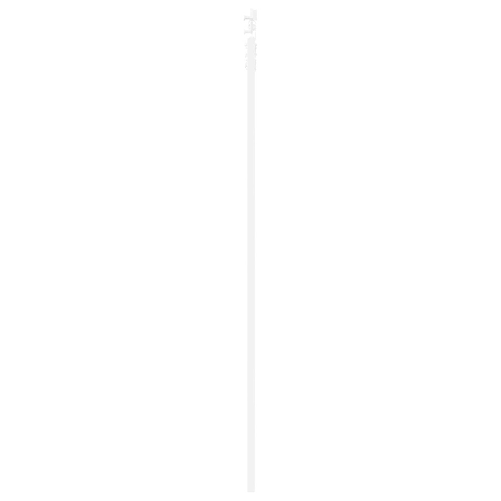 Produktbild för Skjutdörr Vit 83 x 232 cm Massiv furu