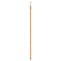 Produktbild för Skjutdörr Naturlig och vit 61 x 198,5 cm Massiv furu