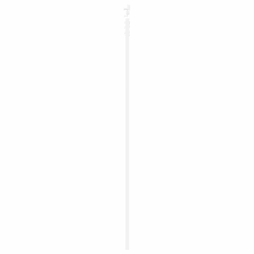 Produktbild för Skjutdörr Vit 83 x 232 cm Massiv furu