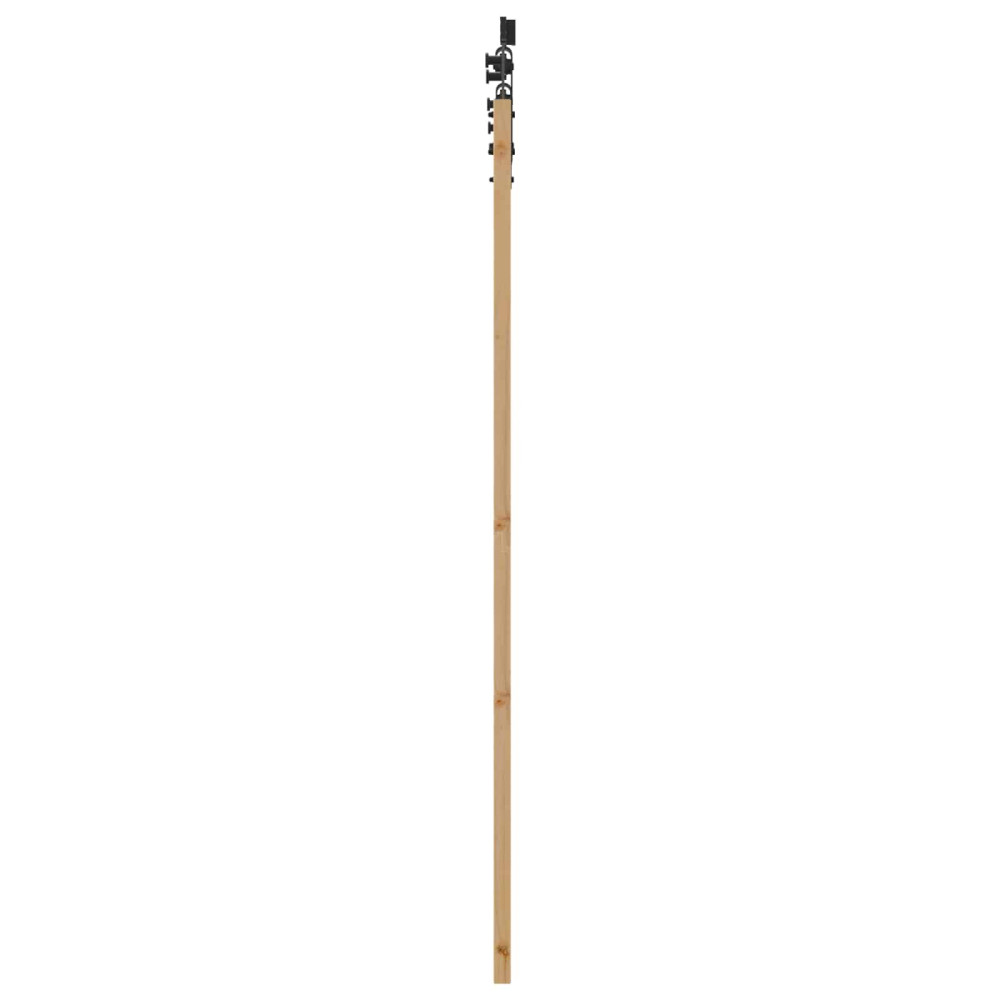 Produktbild för Skjutdörr ORKDAL Naturlig 61 x 198,5 cm Massiv furu