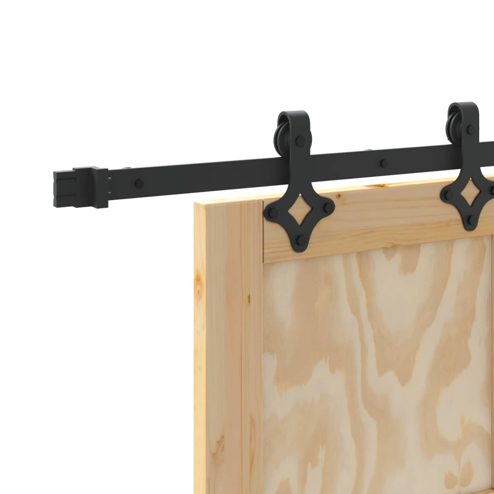 Produktbild för Skjutdörr ORKDAL Naturlig 61 x 198,5 cm Massiv furu