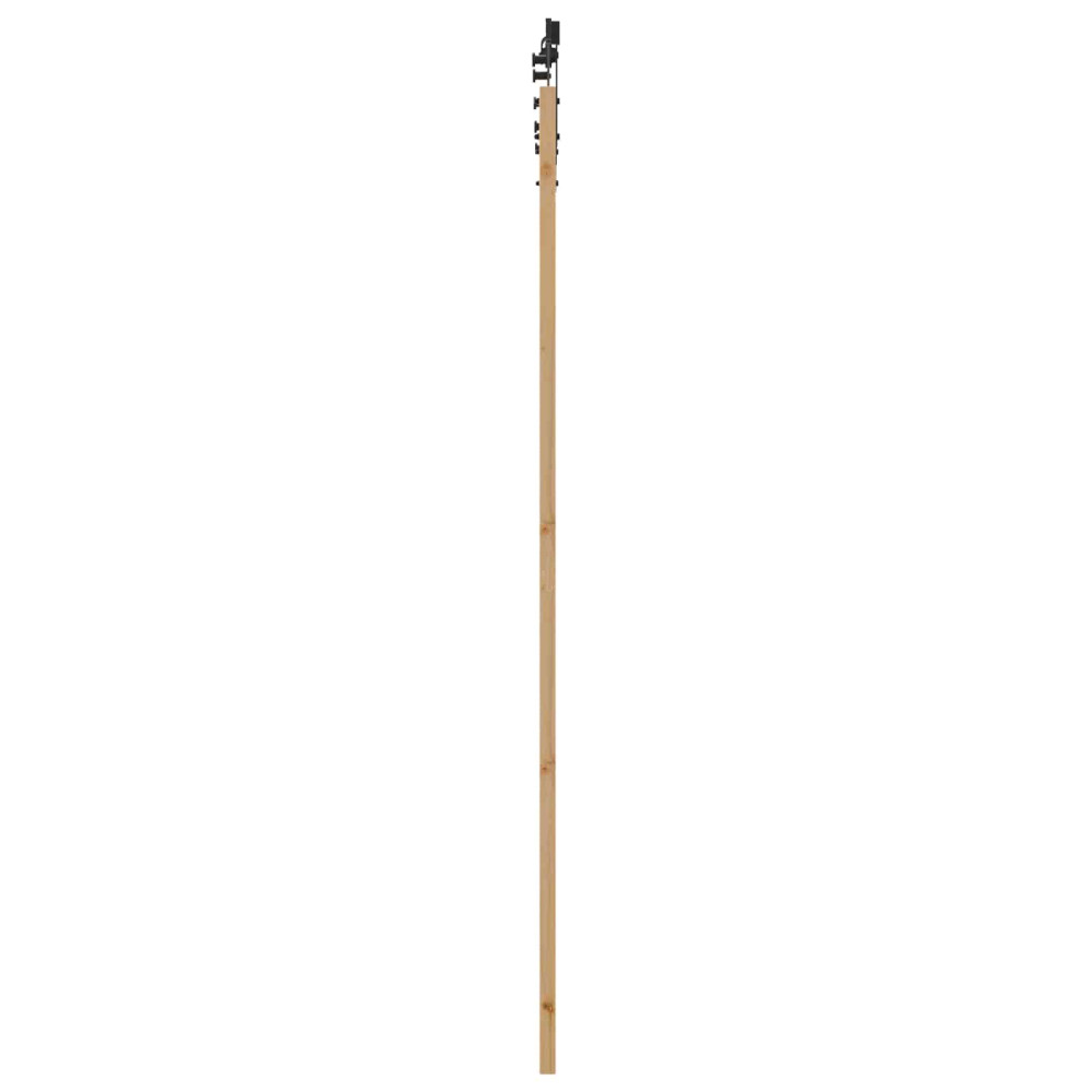 Produktbild för Skjutdörr ORKDAL Naturlig 83 x 232 cm Massiv furu