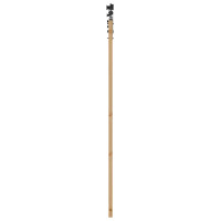 Produktbild för Skjutdörr ORKDAL Naturlig och svart 61 x 198,5 cm Massiv furu