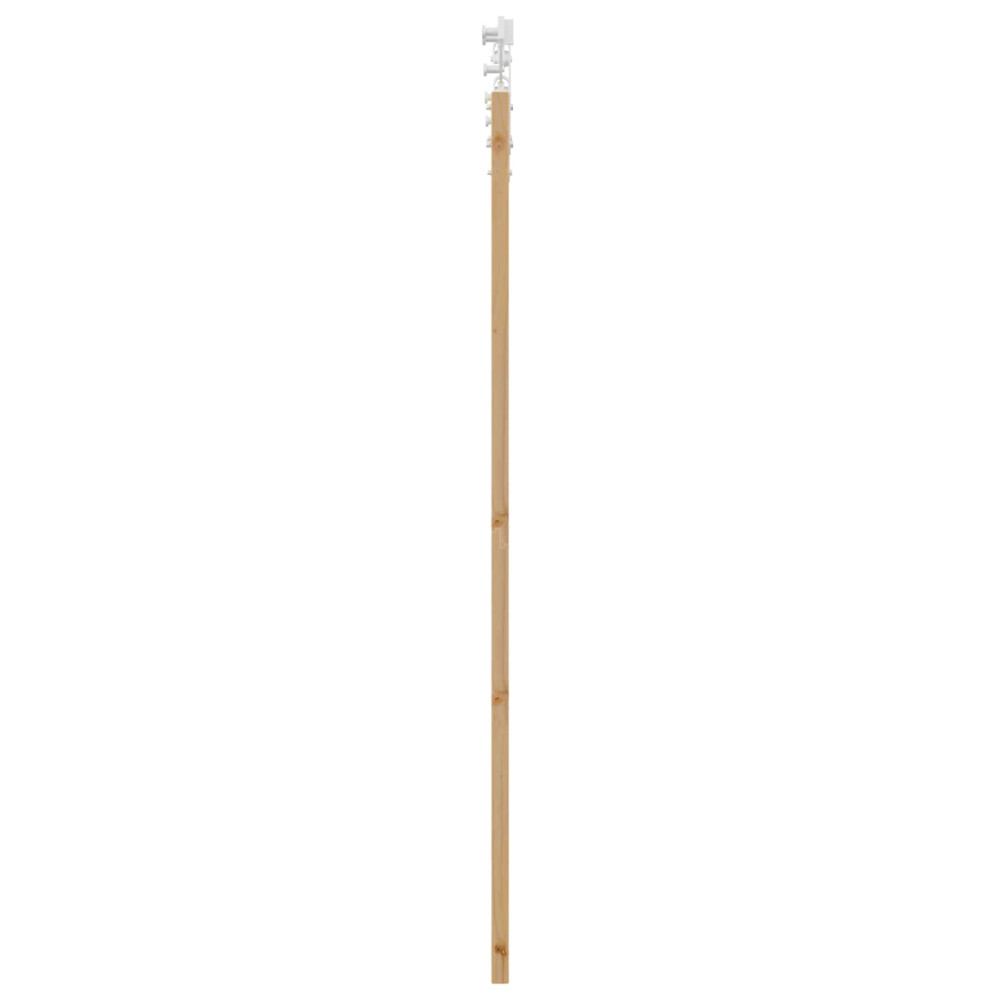 Produktbild för Skjutdörr ORKDAL Naturlig och vit 61 x 198,5 cm Massiv furu