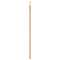Produktbild för Skjutdörr ORKDAL Naturlig och vit 61 x 198,5 cm Massiv furu
