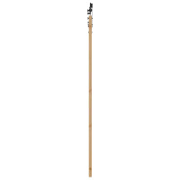 Produktbild för Skjutdörr ORKDAL Naturlig och svart 86 x 211 cm Massiv furu