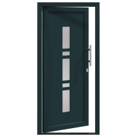 Produktbild för Framdörr Antracit 98 x 200 cm PVC